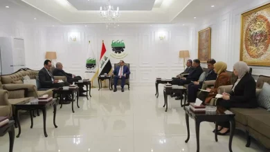 خلال-لقائه-بوزير-الصناعة-والمعادن-العراقي:-سفير-مصر-يؤكد-أهمية-تبادل-الخبرات-والتقنيات-بين-الشركات-الخاصة-في-البلدين
