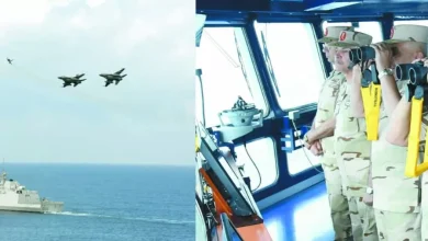 وزير-الدفاع-يشهد-«ردع-2024»-بالذخيرة-الحية-فى-البحر-المتوسط