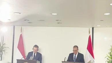 تفعيل مجلس الأعمال بين مصر وهولنداد:-د.-بدر عبدالعاطى فى مؤتمر صحفى مشترك مع كاسبر فيلد كامب 